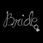 Hot Fix Bride Rhinestone Heat Transfer Motifs Design for Clothing