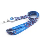 Custom Colorful Id Name Card Holder Lanyard With Id Badge Reel