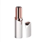 Women's Painless Removal Private Label Electric Lipstick Facial Hair Remover Mini Epilator shaving hair
