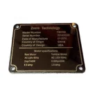 stainless steel nameplate, decorative nameplate/ logo plates