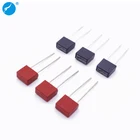 8*8*4mm pcb mounted fuse Radial Lead Fuse quick slow acting square round thermoplastic fuse
