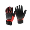 auto mechanic gloves nitrile palm tpr back for impact resistant