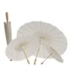 Wholesale Wedding Umbrellas Parasols Chinese Oil Paper Umbrella Children DIY Customized White Color Umbrella