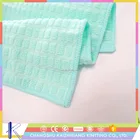 Microfiber Small Grid Towel Cloth Fabric For Kitchen Bath