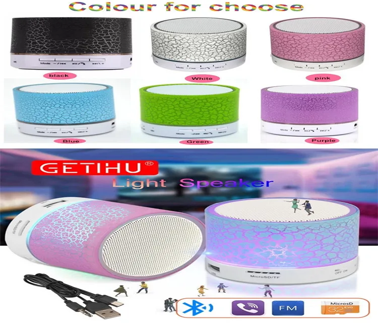 Wholesale LED Mini S10 Speakers Portable Wireless speaker bluetooth speaker - ANKUX.COM