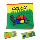 OEM custom design fabric baby cloth soft book for children