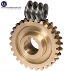 Custom bronze/brass worm gear with worm ask for whachinebrothers ltd.