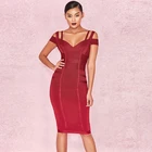 Wholesale Fashion Summer rayon new sexy Club Bandage Dresses for party