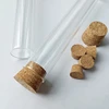 HM lab flat bottom glass test tube with cork wholesale