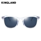 KUAN FASHION Brand 2019 Design Sunglass Square Transparent Men Women Acetate Shades Sunglasses