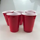 18Oz Plastic Red Cup Printing Logo