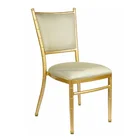 DUBAI ANTIQUE GOLDEN BANQUET STACKING ALUMINUM CHAIR YC-010
