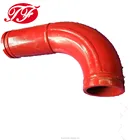 concrete boom pump truck mounted concrete drain pipe / elbow 90 degree weight