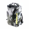 20L 30L PVC Roll Top Traveling Waterproof Dry Bag Backpack For Kayaking Floating Swimming