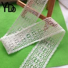 Trim Fabric Trimming Lace YQ-LC14 Pure Cotton Knitting Ribbon Lace Macrame Trim Lingerie Lace Fabric