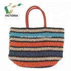 mexico fashion crocheted paper straw beach bag