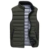 Autumn leisure waistcoat jacket collar slim thin down vest for men