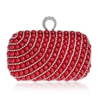 wholesale clutch purses stones clutch bag ring metal bead evening bags
