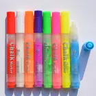 6.5mm Highlighter Fluorescent Chalk Marker Pens Liquid Wet 8 Colors Set Pack for windows marker