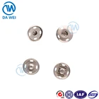 Dawei brand Hot sell new logo design high quality stock metal botton snap buttons for clothing