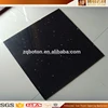 Low Price Artificial Stone Black Quartz Mirror Fleck Tile
