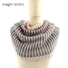 manufacturers custom ladies acrylic polyester fashion knitting pattern winter cable snood loop Infinity scarf