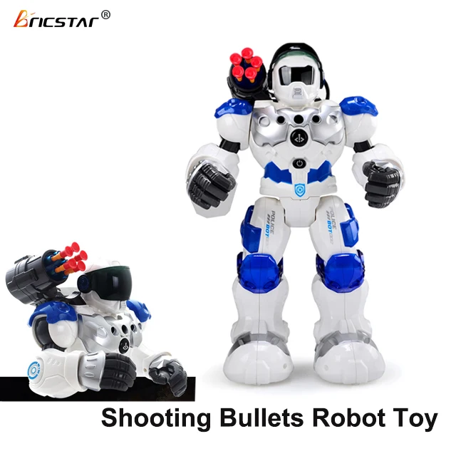 gesture sensing remote control plastic humanoid robot toy with