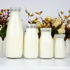 100ml 200ml 500ml Bottle Glass Bottle Milk 500ml Wholesale Food Grade 100ml 200ml 250ml 500ml 1000ml Glass Bottle Milk