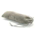 Custom velvet drawstring pouch bag velvet makeup bag loading flannelette bag for cosmetics