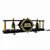 acrylic grape wine shelfacrylic hotel bar wavy wine rack decoration european wine bottle rack