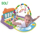 Baby Toy Baby Musical Toy Baby Play Mat Game Pad Blanket Pedal Music Piano Baby Fitness Frame Vocal Rattle Toy