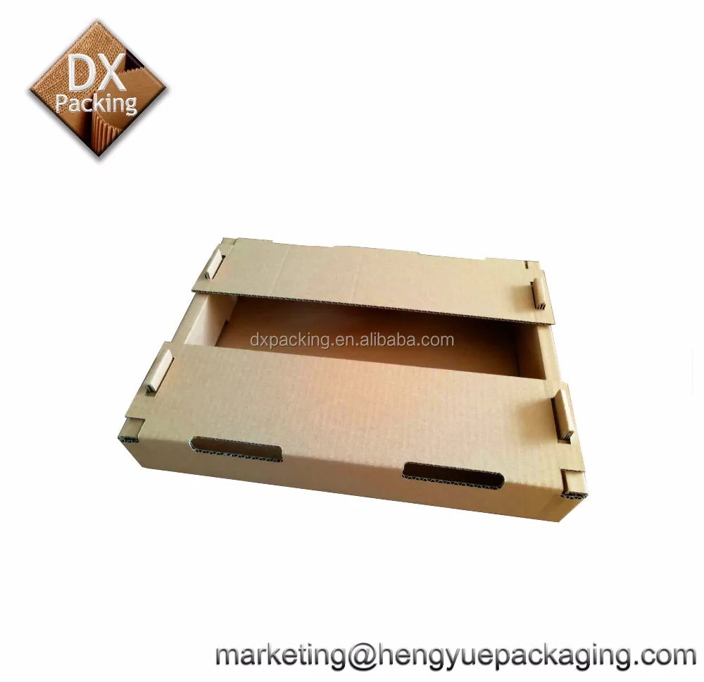 cardboard paper tray corrugated fruit carton box for packaging