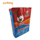 China Factory 25kg 50kg Logo Print 3 Ply Kraft Paper Valve cement Bag