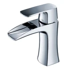 heshan 1 hole Luxury Home Lavatory Aqua Life Waterfall Designed Basin Tap Faucet Drum Faucet