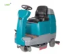 Industrial automatic ride on floor scrubber