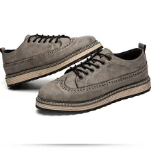 High quality leather shoes for men the Korean version casual shoes