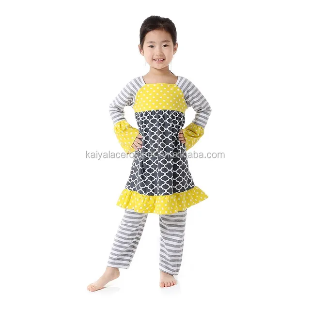 wholesale cotton wear baby clothes children girls striped