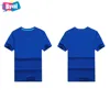 Byval Custom Crew Neck Raglan Sleeve Couple Gym Wear T Shirt