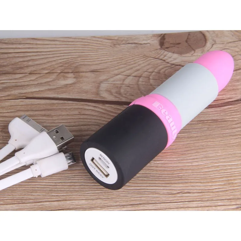 Best Customized lipstick portable power bank charger 4000mah - ANKUX.COM