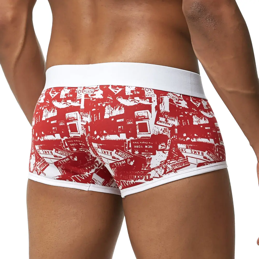 Marble Rose Gold Mens Underwear Mens Bag Soft Cotton Underwear 2 Pack