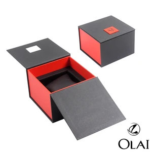 cheap black paper watch gift box packaging creative design gift