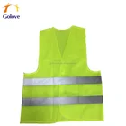road safety warning reflective pvc tape mesh polyester fabric safety vest