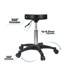 Beauty Salon Equipment Hairdressing Funiture Adjustable Hydraulic Barber Rolling Stool Saloon Chair Beauty Salon