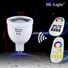 Mini led bulb flash color chasing bulb smart led lighting bulb controlled by wireless Rf or 2.4g wifi Smart phone App controller