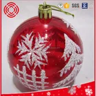 BSCI factory directly sale painted Plastic christmas ball