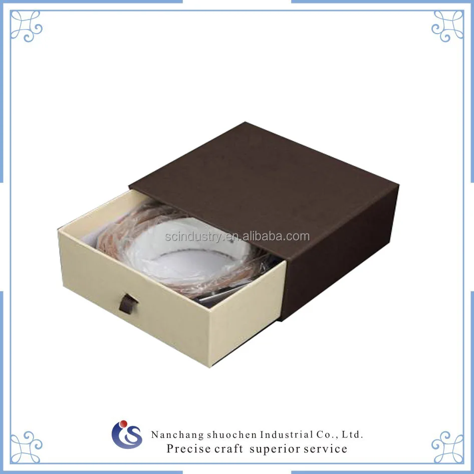 custom belt packaging box/ luxury belt gift box / paper leather