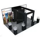 Detian Offer 6x6 trade show exhibition booth portable custom expo display design