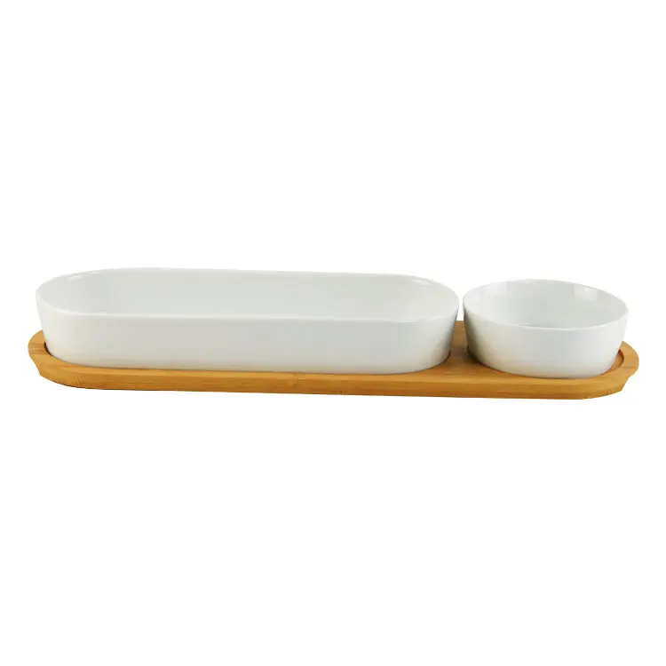 tapas relish food unique ceramic serving bowl with tray