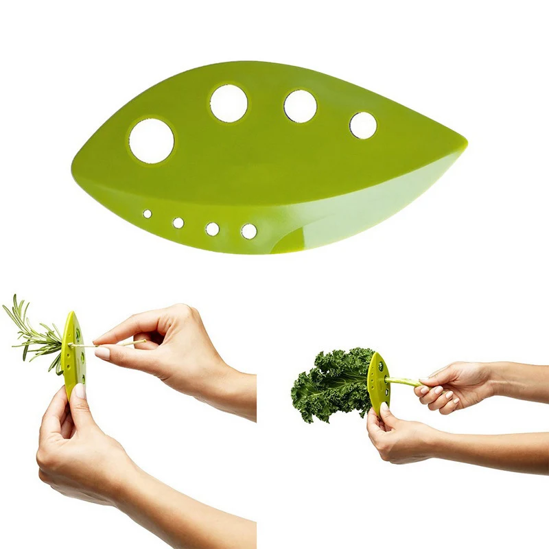 Rosemary Thyme Loose Leaf Herb Stripper Kale, Chard, Collard Green Herb Stripper Looseleaf Kitchen Gadgets Vegetable Tool KC1586