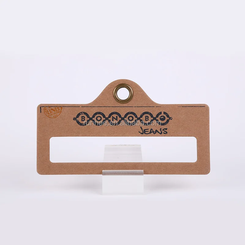 Recycled Paper Cardboard Scarf Hangers Customizable Size For Multi Season Use